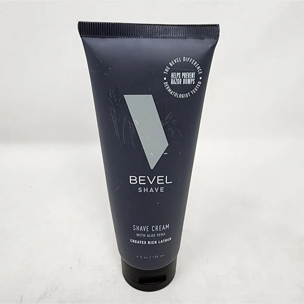 Bevel Shave Men's Shave Cream Ultra Moisturizing Aloe Vera Shea Butter New 4 oz.